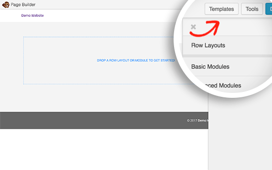 Интерфейс Beaver Builder