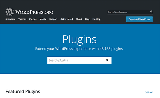 Каталог плагинов WordPress