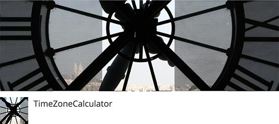 Калькулятор TimeZone