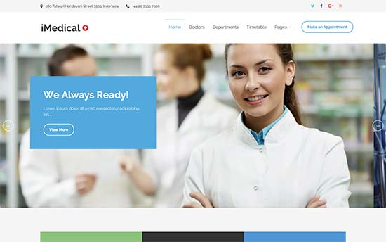 Шаблон IMedical для WordPress